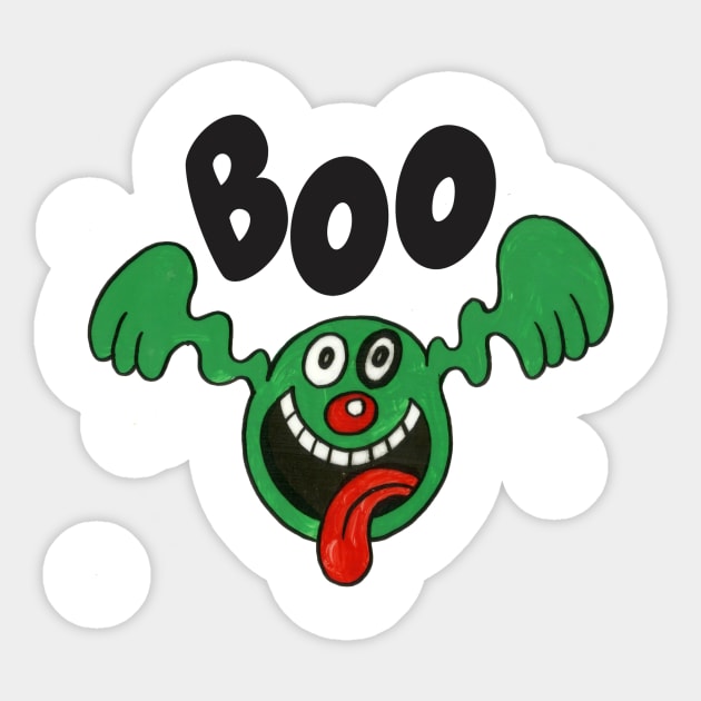 Boo6 Sticker by June Rachelson-Ospa